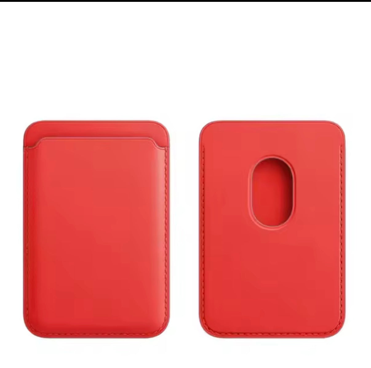 Luxury MagSafe Leather Wallet & Card Holder for iPhone 12–15 Pro Max