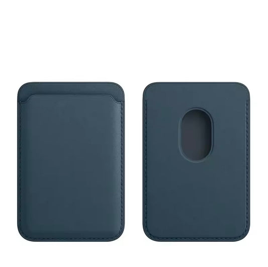Luxury MagSafe Leather Wallet & Card Holder for iPhone 12–15 Pro Max